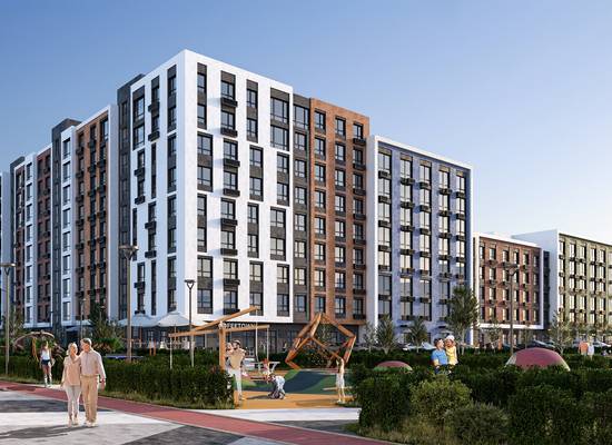 1-кімнатна квартира, 39,68 м², ЖК Акварель 10 — фото 1