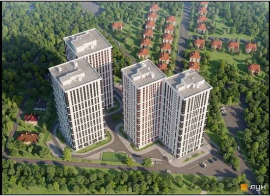 1-кімнатна квартира, 35,60 м², ЖК Сі Вью — фото 6