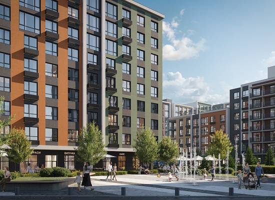 1-кімнатна квартира, 39,27 м², ЖК Акварель 10 — фото 3